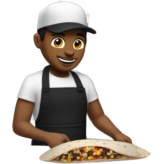 Chipotle worker emoji