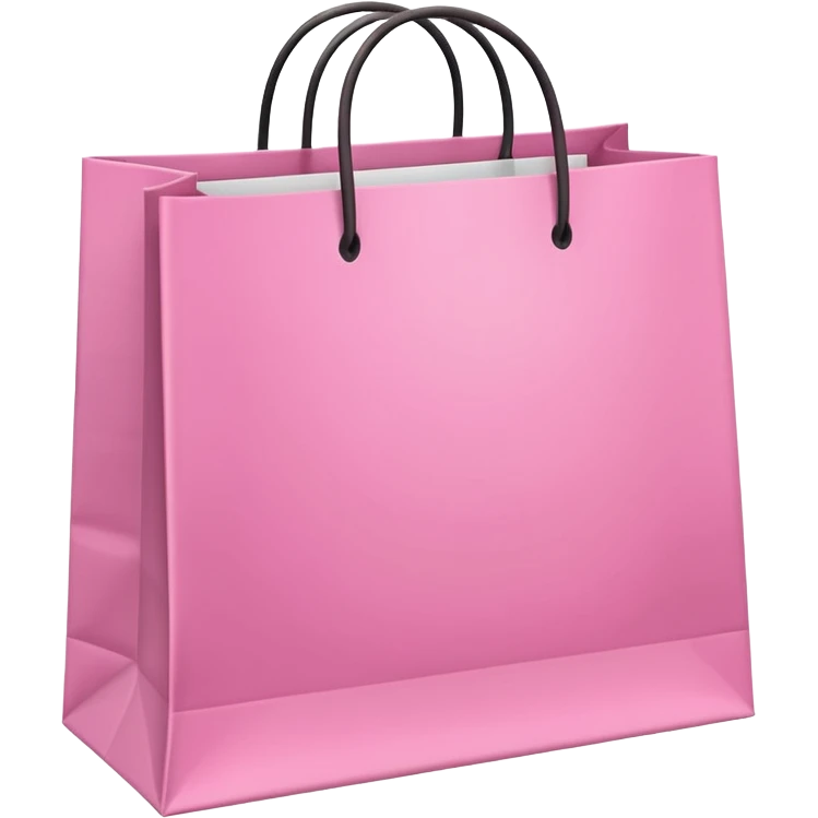 shopping pink bags emoji