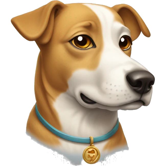 enlightened dog emoji