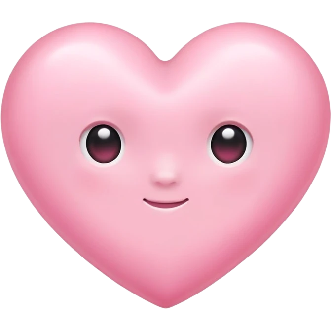 baby pink heart emoji
