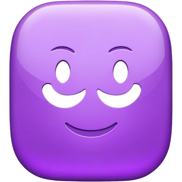 Purple iPad emoji