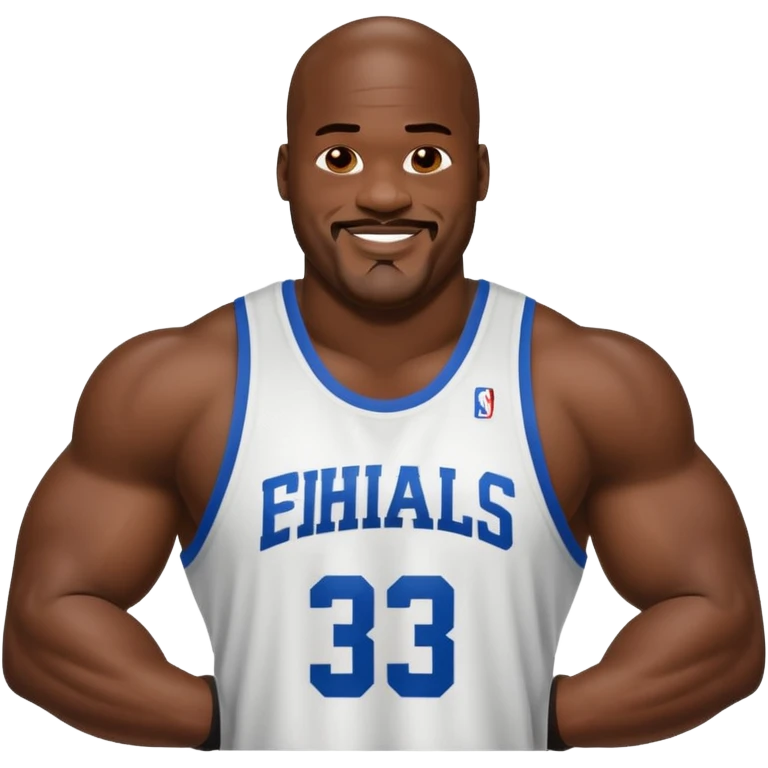 Hyper-realistic Shaqueille O'Neill emoji