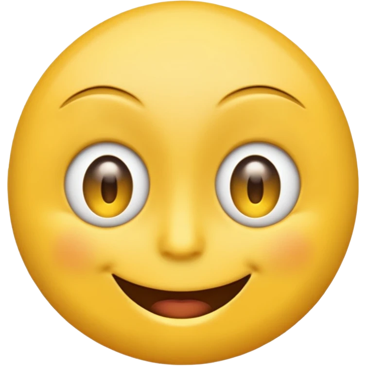 smiling emoji but the one eye is only half there and the other is full  emoji