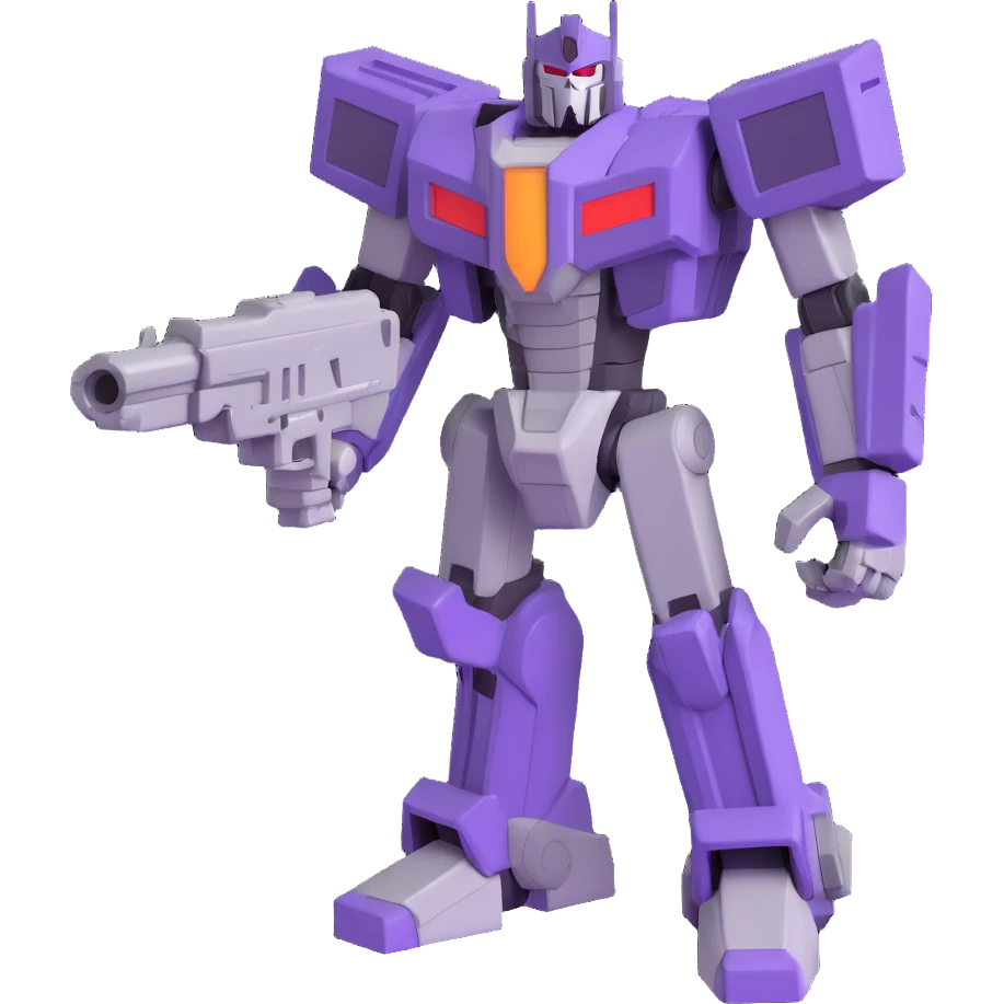 Megatron, 3D style emoji