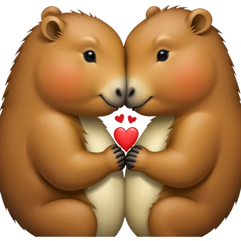 capybara kiss emoji