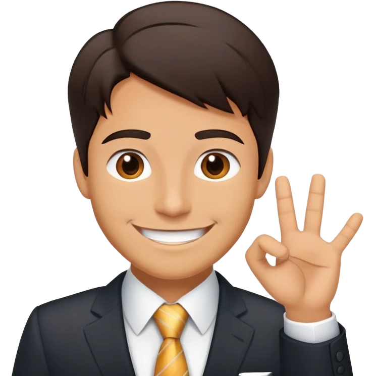 Happy customer testimonial with five star rating and success quote emoji