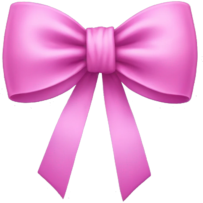 coquette bow emoji
