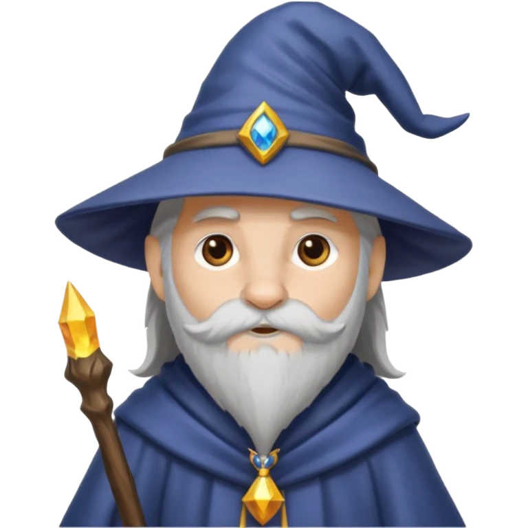 a wizard wolf emoji