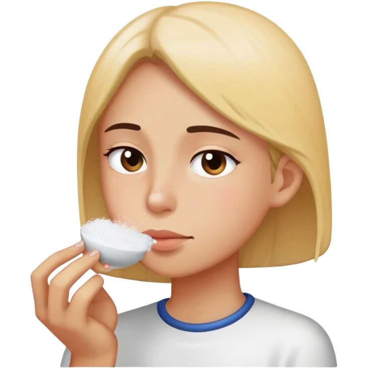 Me smelling salt  emoji