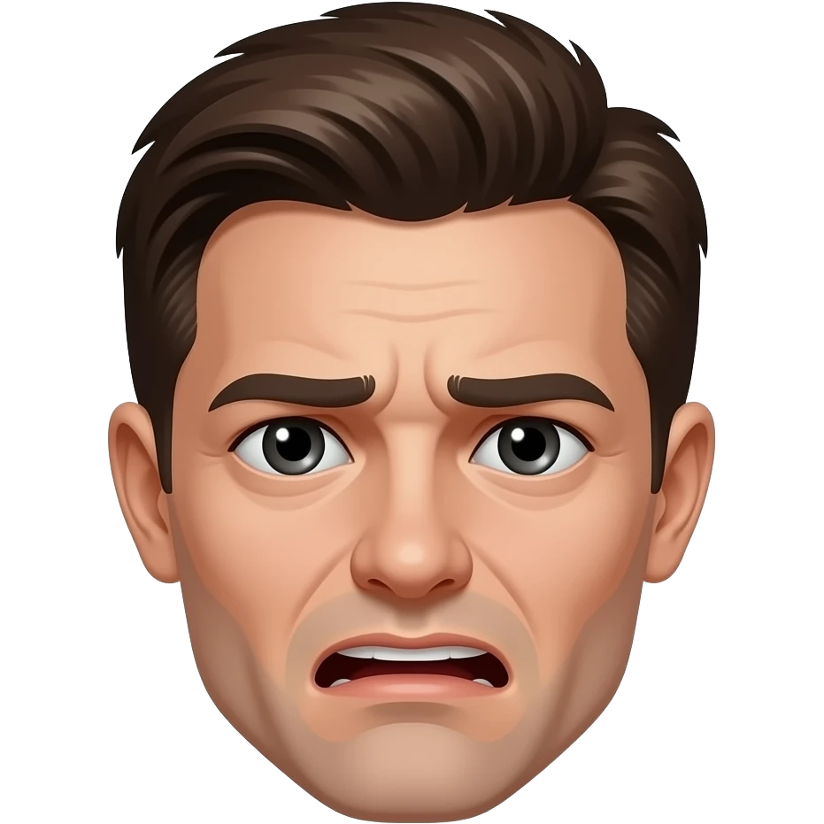 expressing Near Death, with a transparent background emoji