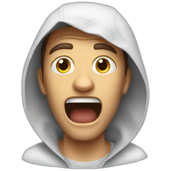 utterly terrified emoji