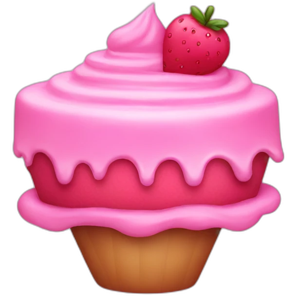 Pink dessert emoji