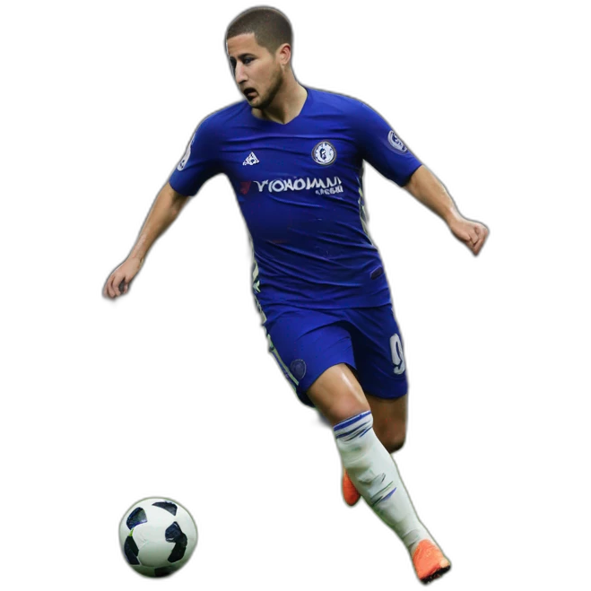 eden Hazard qui a marqué un goal emoji