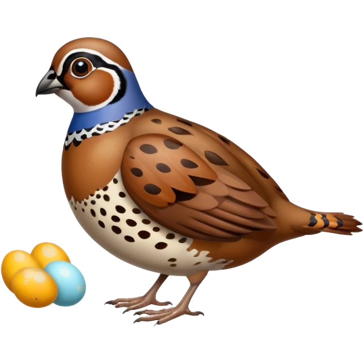 Quail with eggs emoji