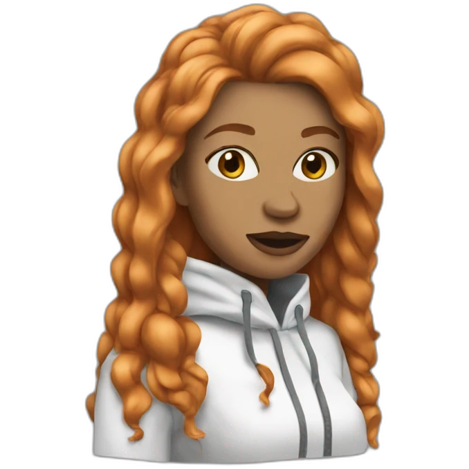 ice spice ginger female rapper emoji