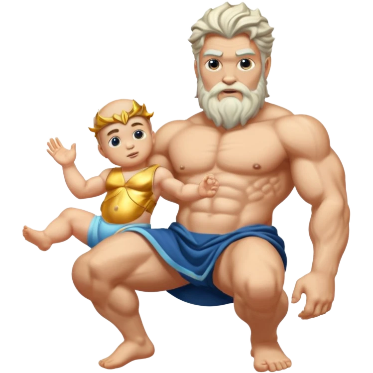 zeus thigh and baby in it emoji