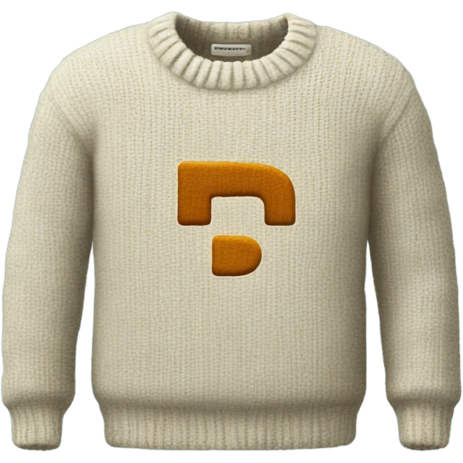 Sweater with a D1 in a square emoji