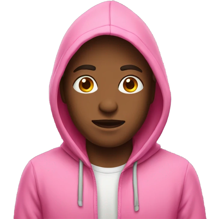 Pink hoodie emoji