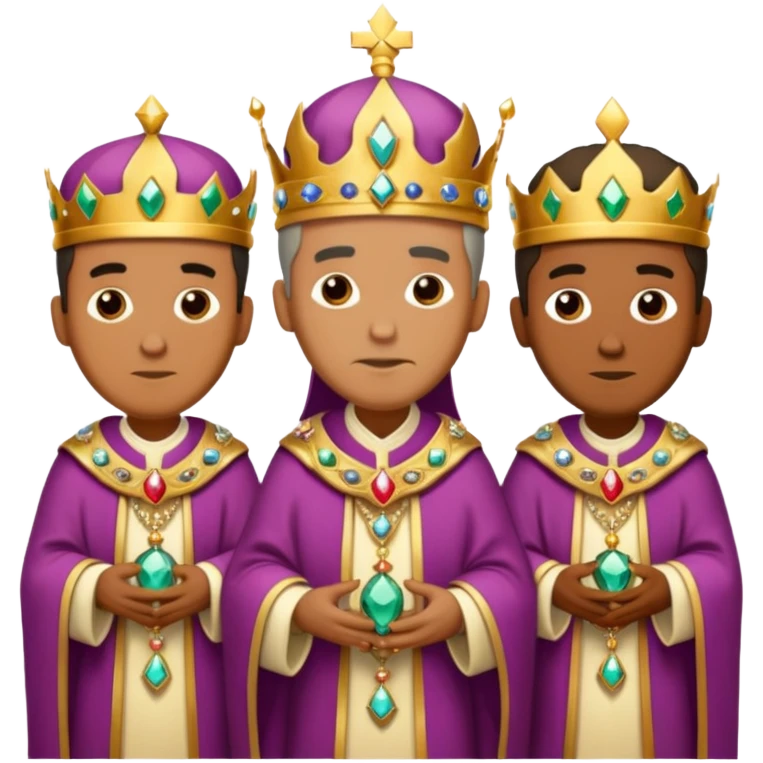 non the three wise man, king emoji