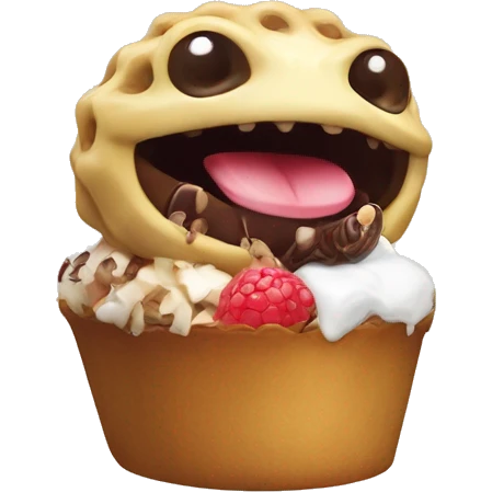 Heterocephalus glaber enjoying a sweet treat emoji
