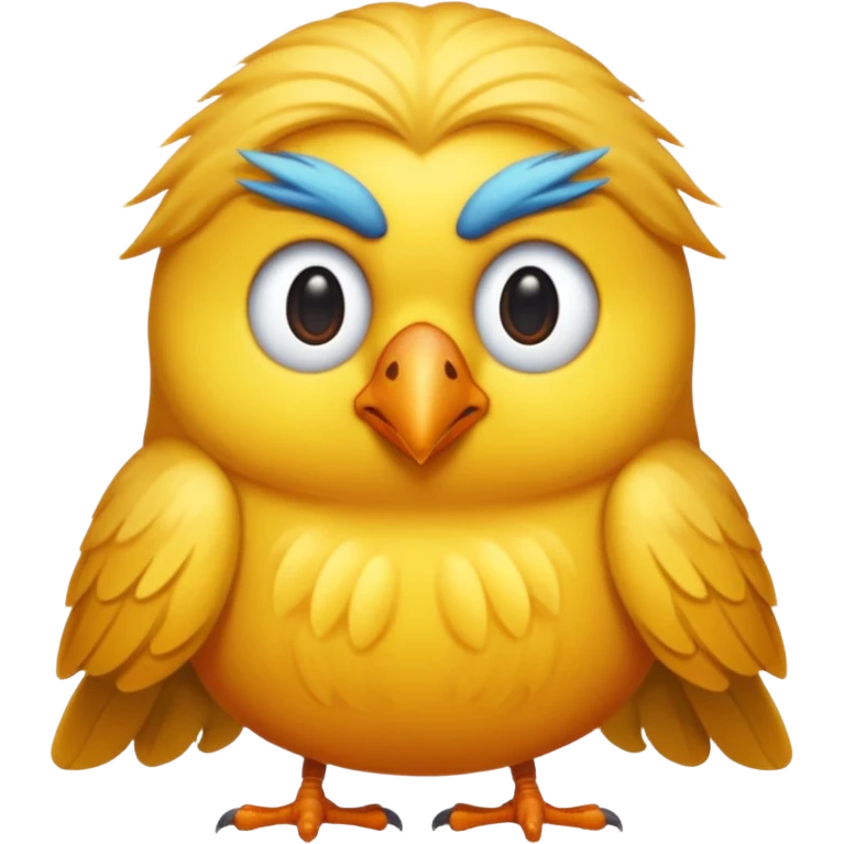  long haired bird emoji