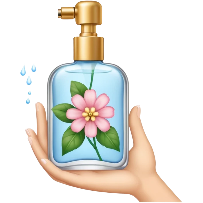 spraying perfume emoji
