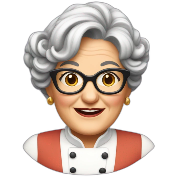 Mrs doubtfire cheff emoji