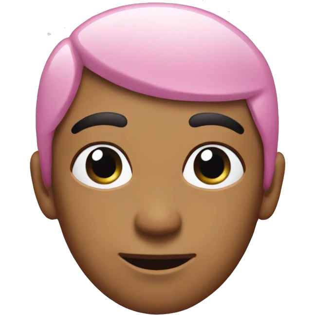 Pink snow emoji