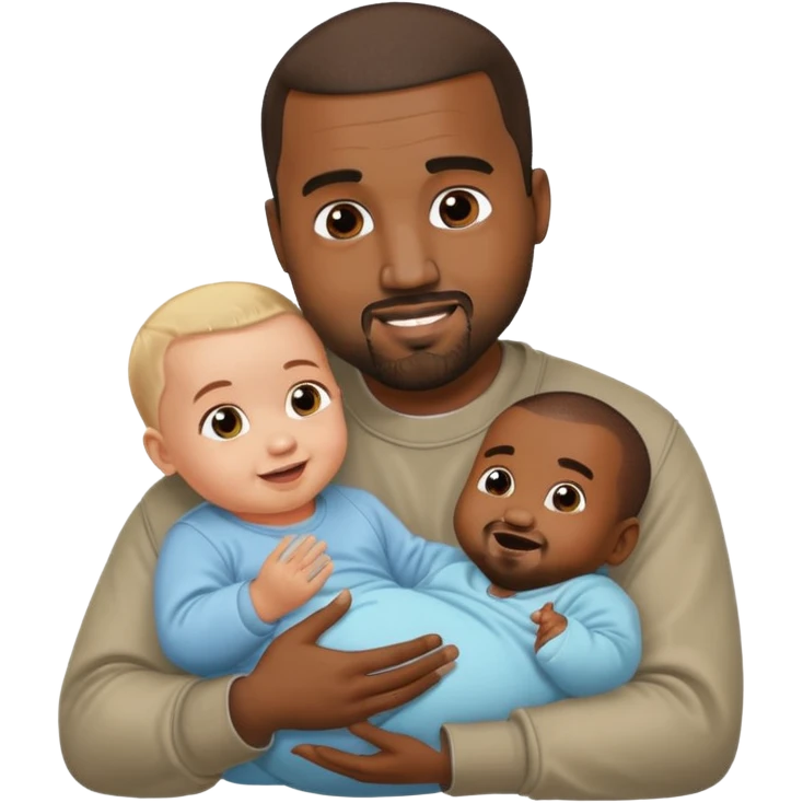 Kanye asks a baby emoji