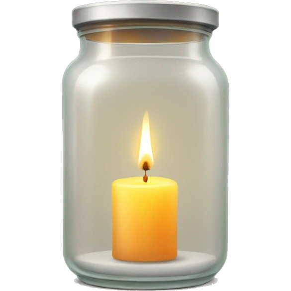 Candle in jar emoji