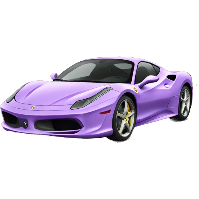 Light Purple Ferrari  emoji