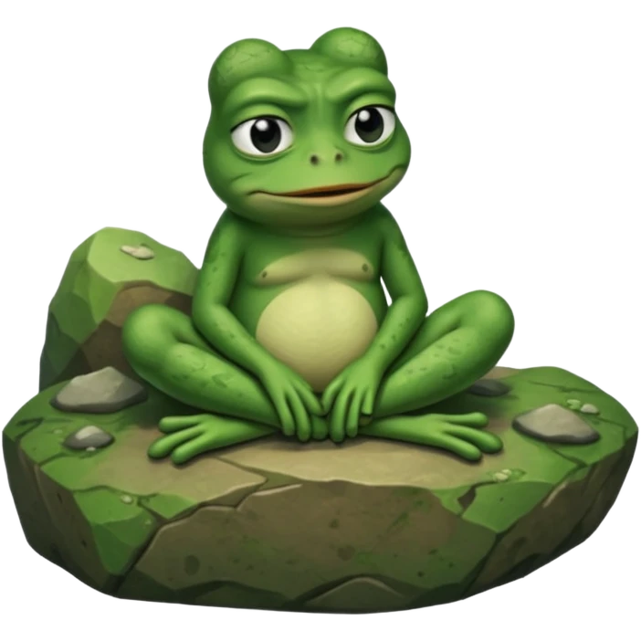 pepe feelsbadman rock emoji