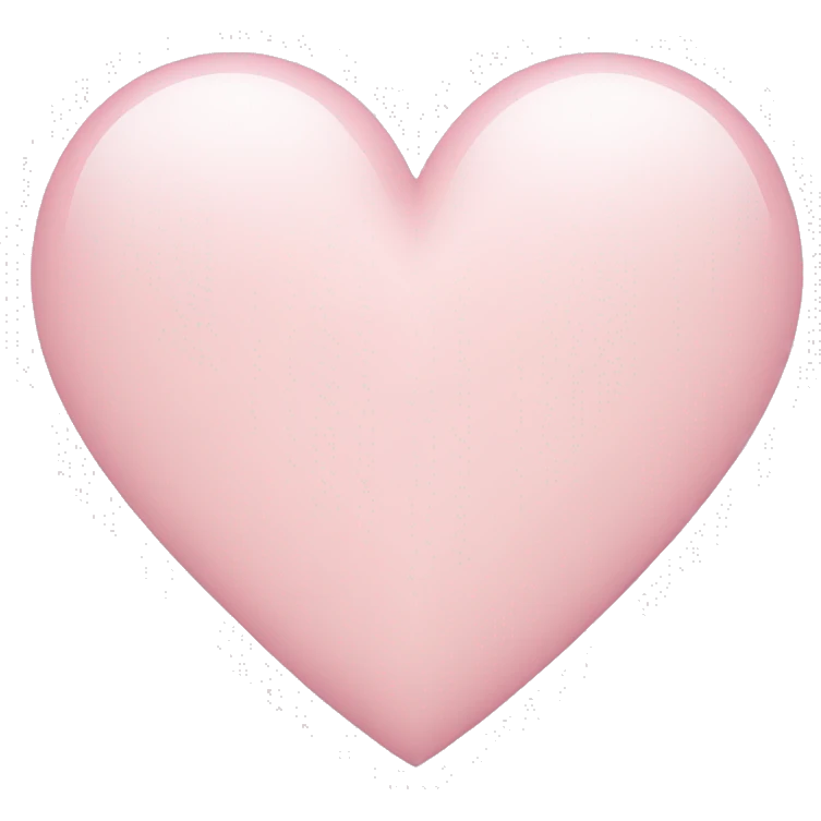 light pink heart emoji