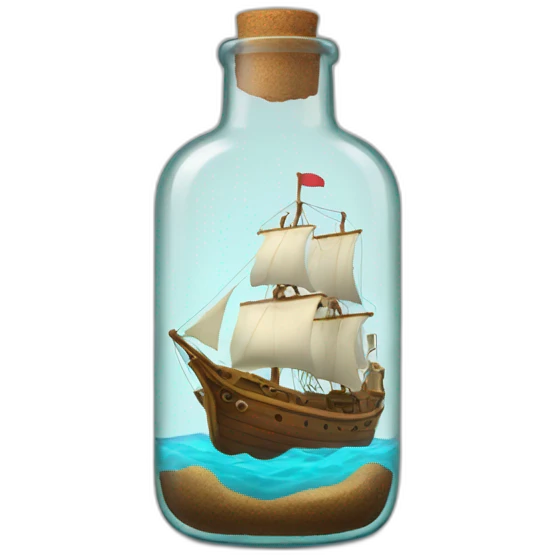 ship in a bottle emoji