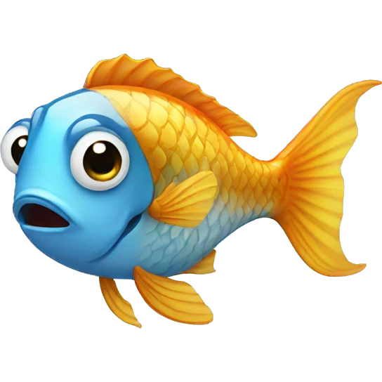 Fish crying  emoji