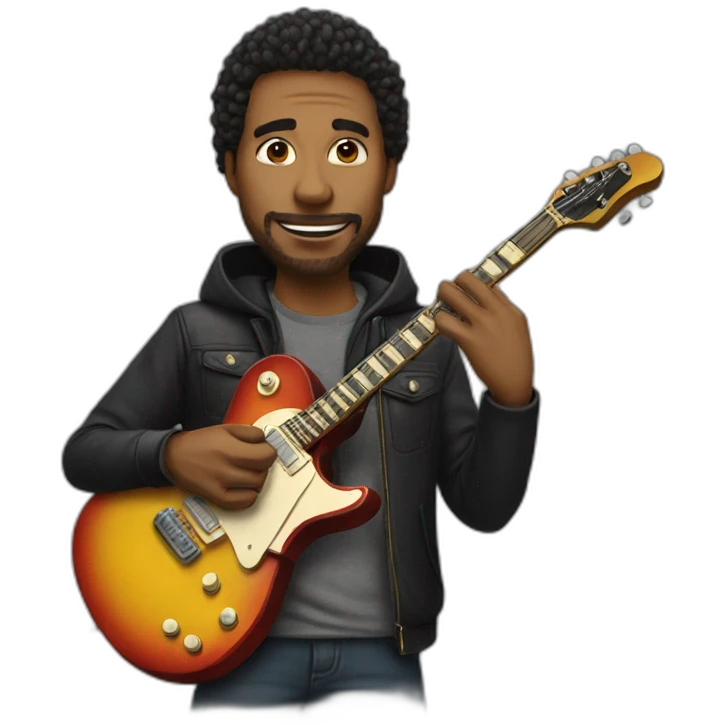 guitarist emoji