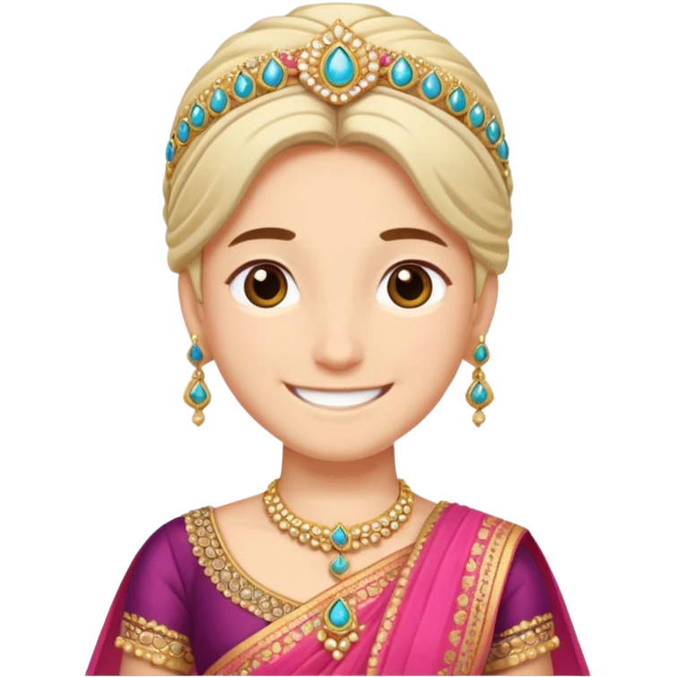 Ken wearing lehnga emoji