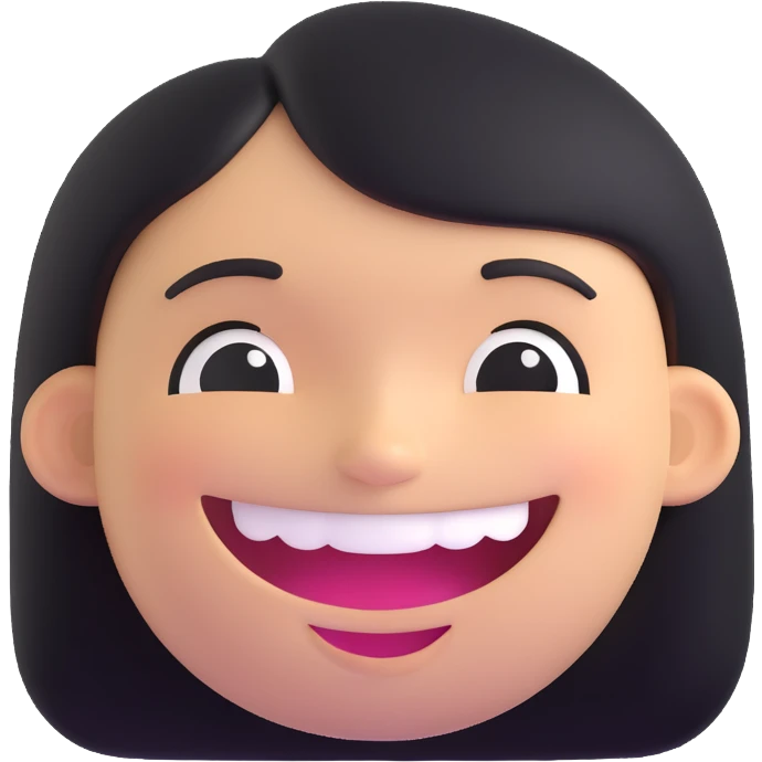 very happy face emoji
