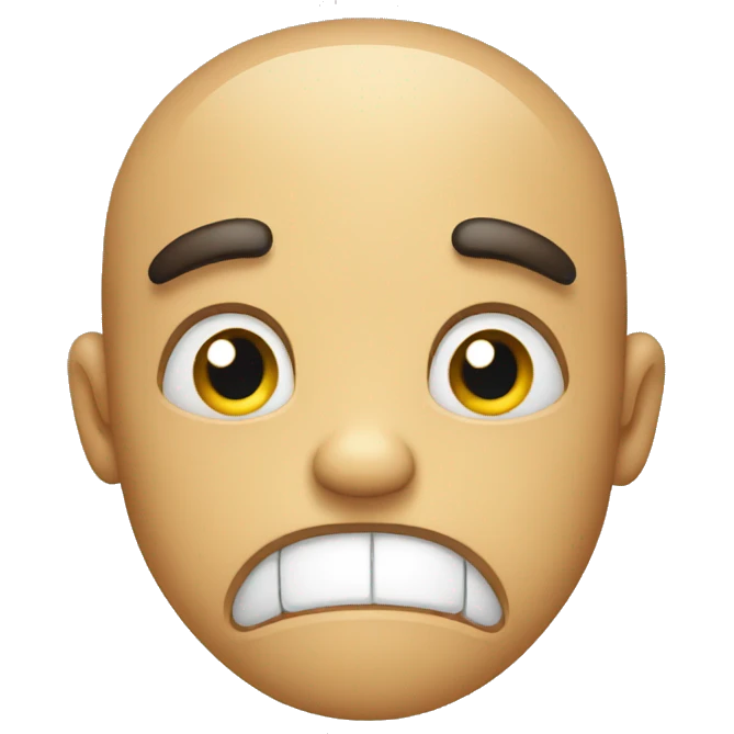 Disgusted expression face emoji