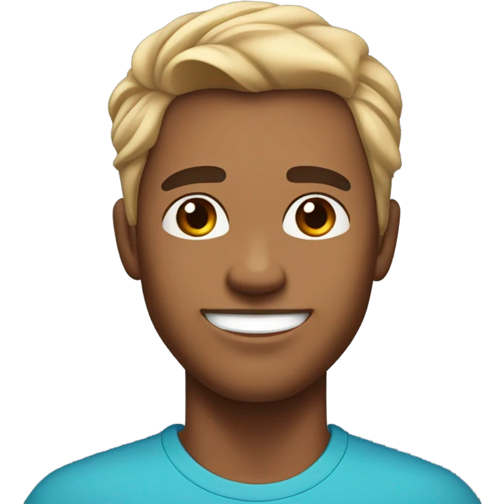 Mixed hot man emoji