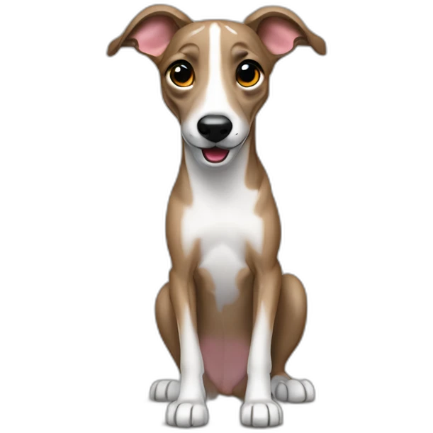brindle fawn whippet emoji