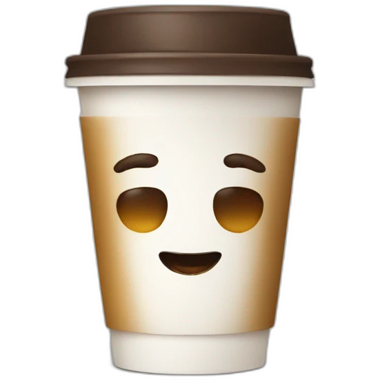 Cool coffee emoji
