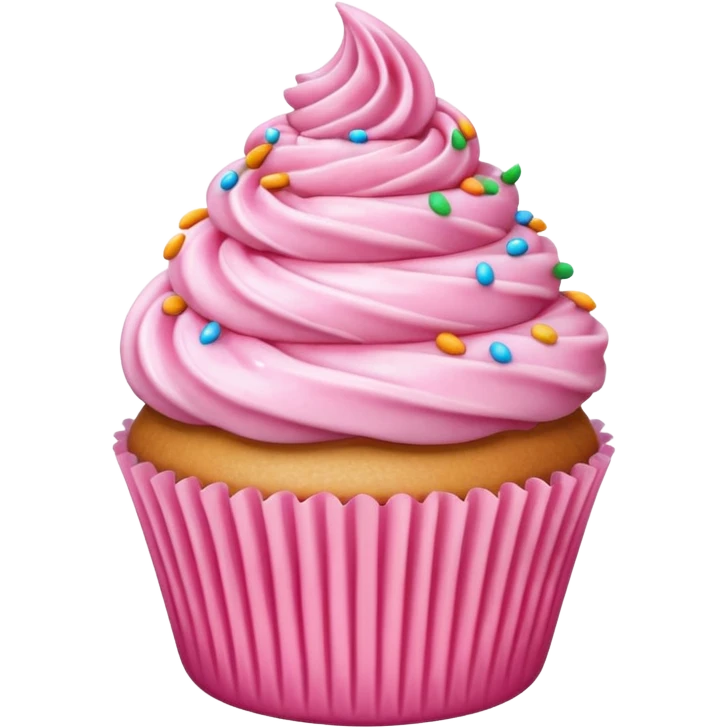 pink cupcake emoji