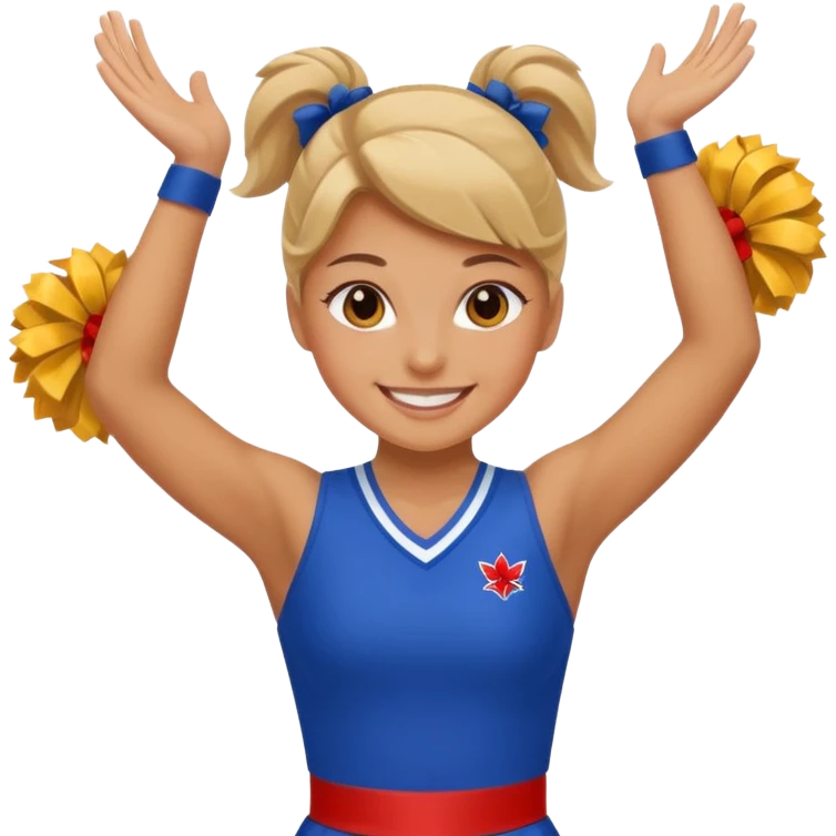 cheerleader emoji