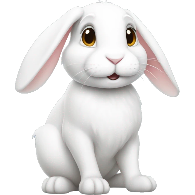 white rabbit emoji