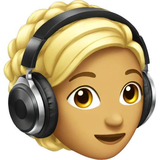 Glamour headphones emoji