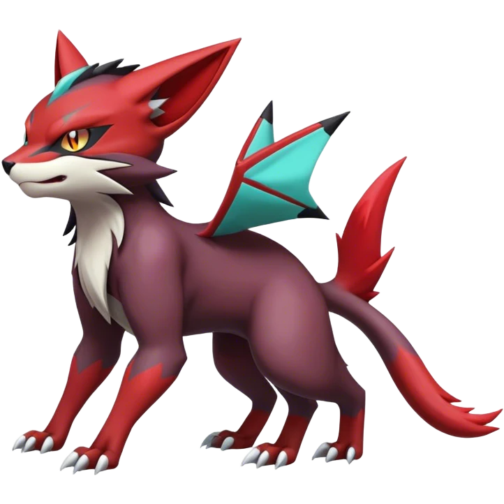 Noivern-Torracat-Zoroark full body emoji