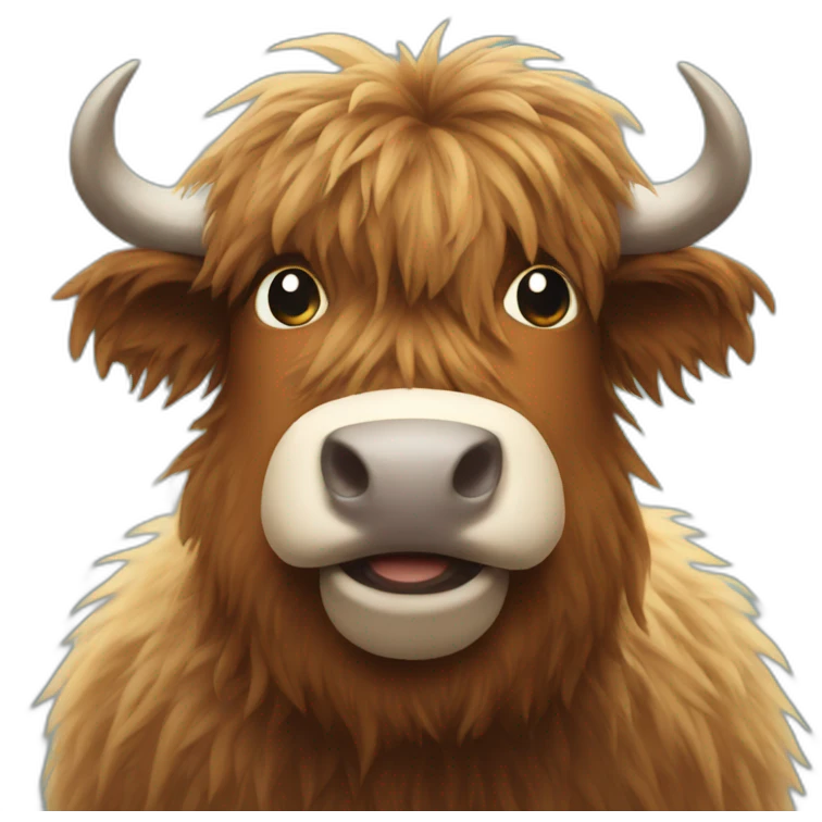 hairy coo emoji