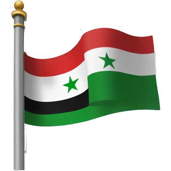 Free syria flag emoji