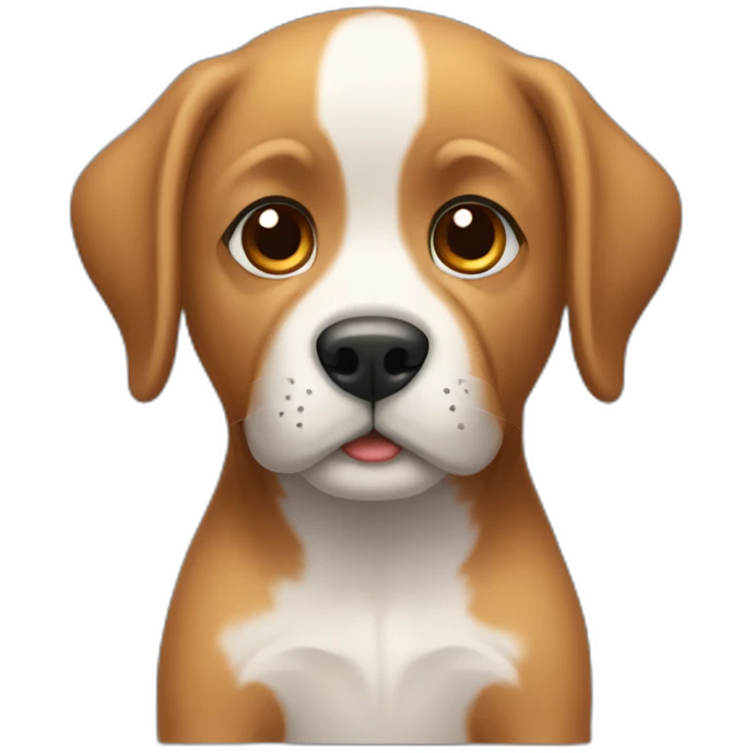 Perro con short de baño emoji